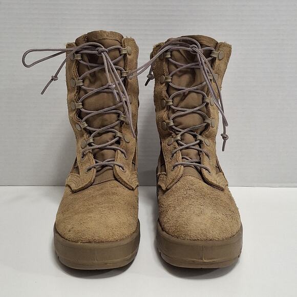 Altama Combat Boots Vibram Sole Tan Military Issue Men’s 5.5R Suede Tactical main image 9